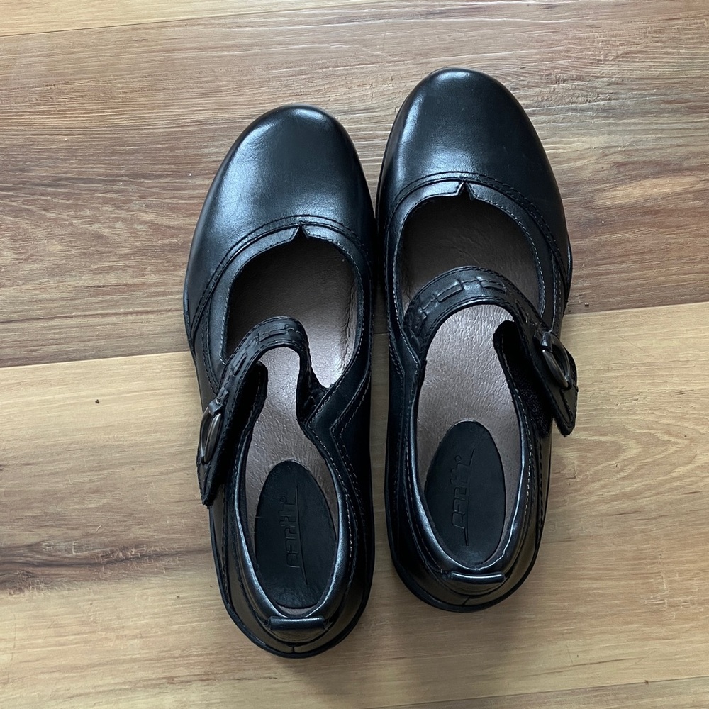 Angelica Black Mary Jane Shoes